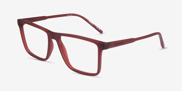 ARNETTE Brawler Matte Red PlasticEyeglass Frames from EyeBuyDirect, Angle View