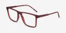 ARNETTE Brawler Matte Red PlasticEyeglass Frames from EyeBuyDirect, Angle View