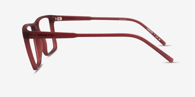 ARNETTE Brawler Matte Red PlasticEyeglass Frames from EyeBuyDirect, Side View