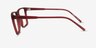 ARNETTE Brawler Matte Red PlasticEyeglass Frames from EyeBuyDirect, Side View