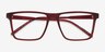 ARNETTE Brawler Matte Red PlasticEyeglass Frames from EyeBuyDirect, Closed View