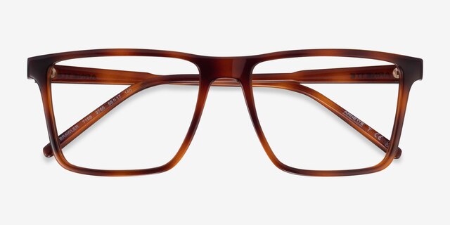 ARNETTE Brawler Tortoise Honey PlasticEyeglass Frames from EyeBuyDirect, Closed View