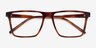 ARNETTE Brawler Tortoise Honey PlasticEyeglass Frames from EyeBuyDirect, Closed View
