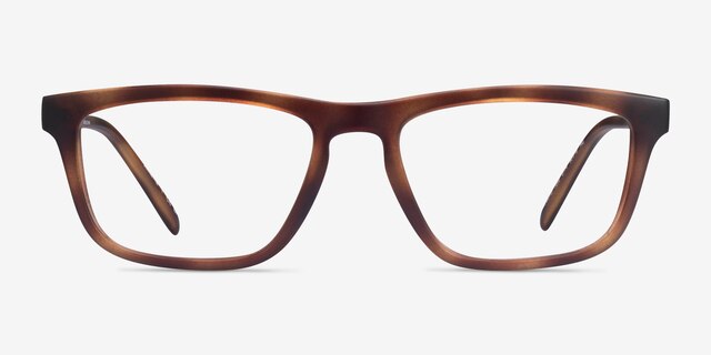 ARNETTE Roboto Matte Dark Avana PlasticEyeglass Frames from EyeBuyDirect, Front View