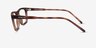 ARNETTE Roboto Matte Dark Avana PlasticEyeglass Frames from EyeBuyDirect, Side View