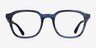Ray-Ban RB5390 Striped Blue AcetateEyeglass Frames from EyeBuyDirect, Front View