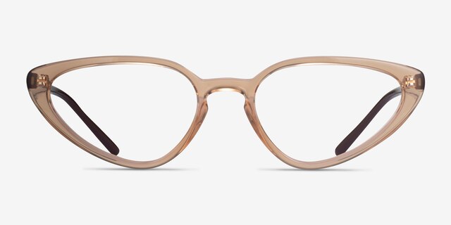 Ray-Ban RB7188 Light Brown PlasticEyeglass Frames from EyeBuyDirect, Front View