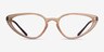 Ray-Ban RB7188 Light Brown PlasticEyeglass Frames from EyeBuyDirect, Front View