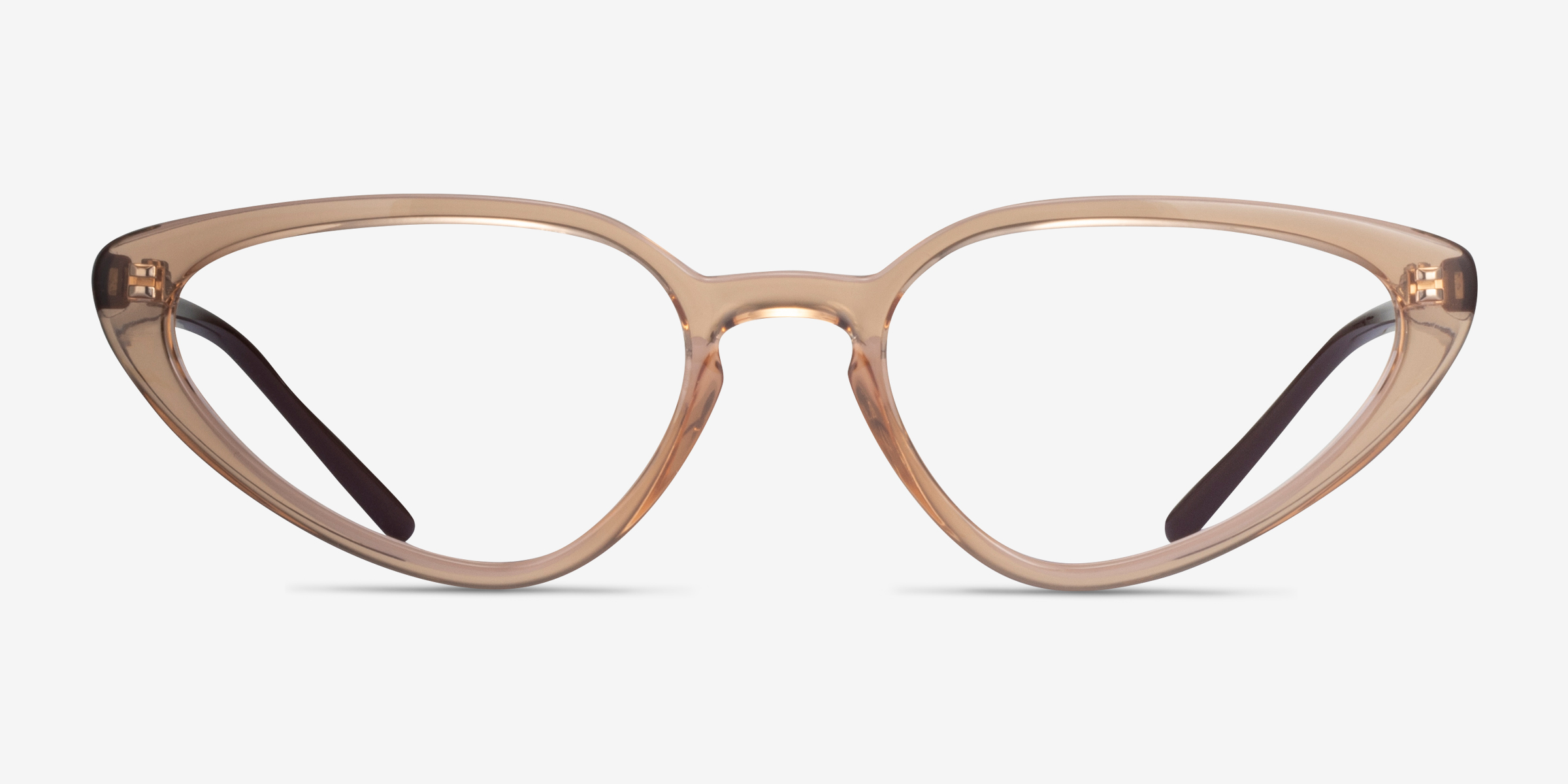 Ray-Ban RB7188 - Cat Eye Light Brown Frame Glasses For Women | Eyebuydirect