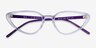 Ray-Ban RB7188 Transparent PlasticEyeglass Frames from EyeBuyDirect, Closed View
