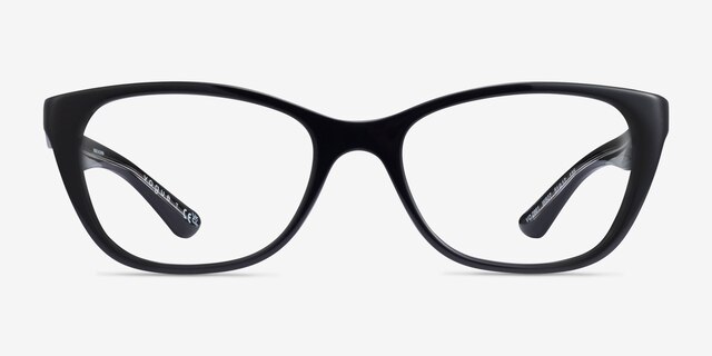 Vogue Eyewear VO2961 Top Black Transparent AcetateEyeglass Frames from EyeBuyDirect, Front View