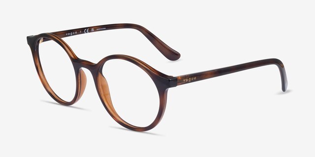 Vogue Eyewear VO5310 Dark Tortoise PlasticEyeglass Frames from EyeBuyDirect, Angle View
