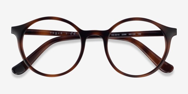 Vogue Eyewear VO5310 Dark Tortoise PlasticEyeglass Frames from EyeBuyDirect, Closed View