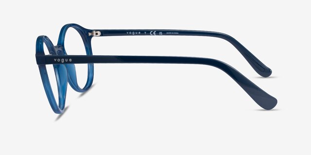Vogue Eyewear VO5310 Transparent Blue PlastiqueMontures de lunettes de vue d'EyeBuyDirect, Vue de Côté