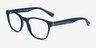 Vogue Eyewear VO5313 Blue AcetateEyeglass Frames from EyeBuyDirect, Angle View