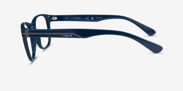 Vogue Eyewear VO5313 Blue AcetateEyeglass Frames from EyeBuyDirect, Side View