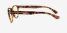 Vogue Eyewear VO5313 Yellow Tortoise AcetateEyeglass Frames from EyeBuyDirect, Side View