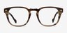 Vogue Eyewear VO5331 Striped Light Tortoise AcetateEyeglass Frames from EyeBuyDirect, Front View