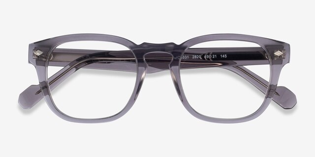 Vogue Eyewear VO5331 Transparent Gray AcetateEyeglass Frames from EyeBuyDirect, Closed View