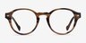 Vogue Eyewear VO5332 Striped Light Tortoise AcetateEyeglass Frames from EyeBuyDirect, Front View