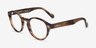 Vogue Eyewear VO5332 Striped Light Tortoise AcetateEyeglass Frames from EyeBuyDirect, Angle View