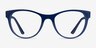 Vogue Eyewear VO5336 Blue Serigraphy PlasticEyeglass Frames from EyeBuyDirect, Front View