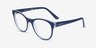 Vogue Eyewear VO5336 Blue Serigraphy PlasticEyeglass Frames from EyeBuyDirect, Angle View