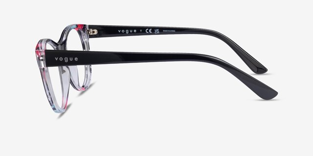 Vogue Eyewear VO5336 Black Serigraphy PlasticEyeglass Frames from EyeBuyDirect, Side View
