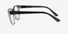 Vogue Eyewear VO5336 Black Serigraphy PlasticEyeglass Frames from EyeBuyDirect, Side View