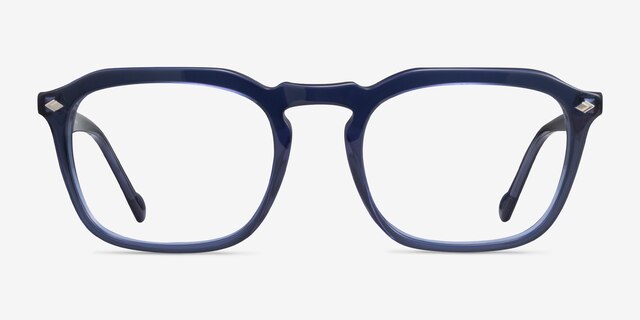 Vogue Eyewear VO5348 Transparent Blue AcetateEyeglass Frames from EyeBuyDirect, Front View