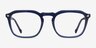 Vogue Eyewear VO5348 Transparent Blue AcetateEyeglass Frames from EyeBuyDirect, Front View