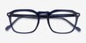 Vogue Eyewear VO5348 Transparent Blue AcetateEyeglass Frames from EyeBuyDirect, Closed View