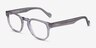 Vogue Eyewear VO5360 Transparent Gray AcetateEyeglass Frames from EyeBuyDirect, Angle View