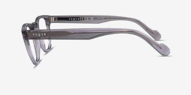 Vogue Eyewear VO5360 Transparent Gray AcetateEyeglass Frames from EyeBuyDirect, Side View