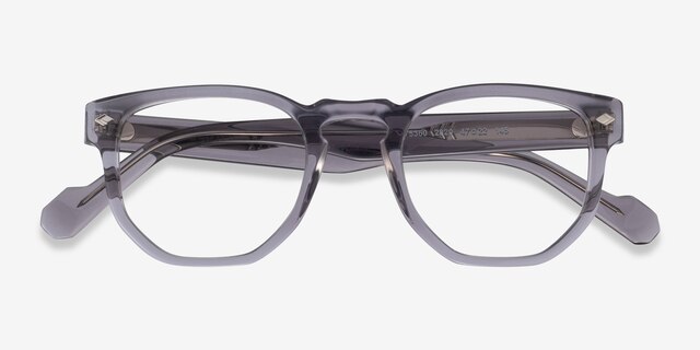 Vogue Eyewear VO5360 Transparent Gray AcetateEyeglass Frames from EyeBuyDirect, Closed View