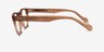 Vogue Eyewear VO5360 Transparent Caramel AcetateEyeglass Frames from EyeBuyDirect, Side View