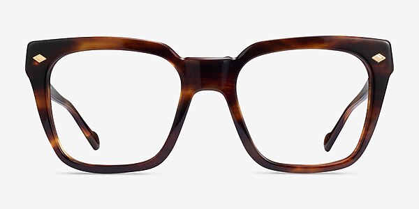 Vogue Eyewear VO5371 Matte Striped Tortoise Acetate Eyeglass Frames