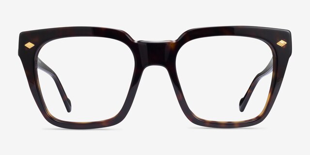 Vogue Eyewear VO5371 Matte Dark Tortoise AcetateEyeglass Frames from EyeBuyDirect, Front View