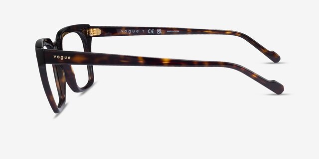 Vogue Eyewear VO5371 Matte Dark Tortoise AcetateEyeglass Frames from EyeBuyDirect, Side View