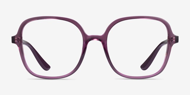 Vogue Eyewear VO5373 Transparent Violet PlasticEyeglass Frames from EyeBuyDirect, Front View