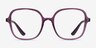 Vogue Eyewear VO5373 Transparent Violet PlasticEyeglass Frames from EyeBuyDirect, Front View
