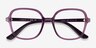 Vogue Eyewear VO5373 Transparent Violet PlasticEyeglass Frames from EyeBuyDirect, Closed View