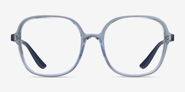Vogue Eyewear VO5373 Transparent Blue PlasticEyeglass Frames from EyeBuyDirect, Front View