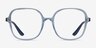 Vogue Eyewear VO5373 Transparent Blue PlasticEyeglass Frames from EyeBuyDirect, Front View
