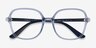 Vogue Eyewear VO5373 Transparent Blue PlasticEyeglass Frames from EyeBuyDirect, Closed View