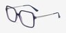 Vogue Eyewear VO5406 Blue Rainbow Violet PlasticEyeglass Frames from EyeBuyDirect, Angle View