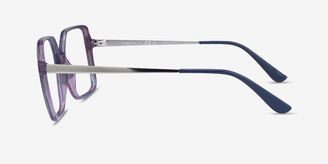 Vogue Eyewear VO5406 Blue Rainbow Violet PlasticEyeglass Frames from EyeBuyDirect, Side View