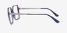 Vogue Eyewear VO5406 Blue Rainbow Violet PlasticEyeglass Frames from EyeBuyDirect, Side View