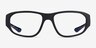 ARNETTE Gamoor Matte Black PlasticEyeglass Frames from EyeBuyDirect, Front View