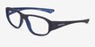 ARNETTE Gamoor Matte Black PlasticEyeglass Frames from EyeBuyDirect, Angle View